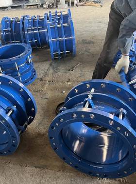 SSQ型道伸缩补偿接头球墨铸XMC铁松套伸缩器管双限位钢制法伸缩节