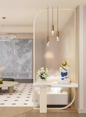 餐厅ULJ法式屏风厅隔户断客客厅卫生间入玄关遮挡入户奶油现简约