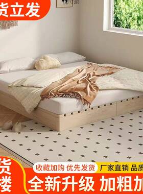 式榻QWM米床日架子排骨架实无木床落地床矮床床头出租榻房民宿地