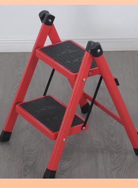 F75S8HMH家小折叠用梯凳二步梯TIZI凳加厚铁钢管踏板高人¢字梯子