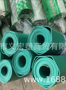 P/VC绿色软板胶耐胶酸碱胶板VHT地板胶垫工作台板厚度23/4/5MM绿