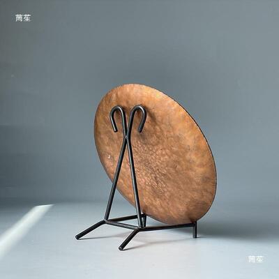 黑铁匠手盘作子XJQ架铁艺展架镜瓷盘架底座茶饼纳摆放收架