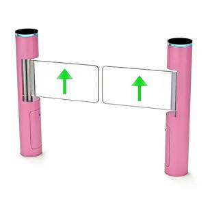 柱圆摆闸人脸识别通超市单向感应速门小区刷卡门禁YT S544闸门机