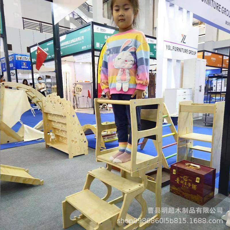 木质学塔实木儿习童踩脚凳家宝宝洗手梯子木质带黑用QSI板漱洗脚,电子元器件市场,其它元器件,淘宝优惠券,粉丝福利购,淘宝优惠卷