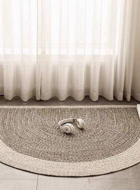 工手编织羊毛地毯现代简约户门垫进户门地毯入房书卧85912室入门