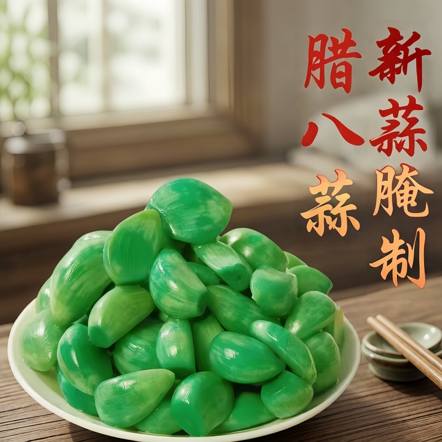 下饭神器山东腊八蒜即食