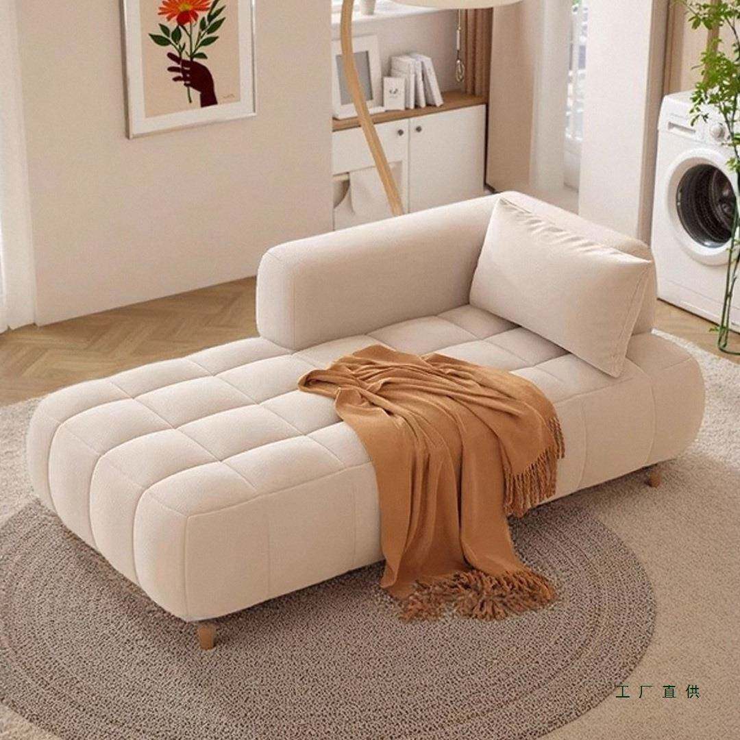 客厅卧室奶油人风贵妃椅双沙阳发美人榻躺椅店出酒租直排985台懒