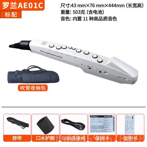 正品日本品Roland罗兰0AEE-01电吹管老人电萨牌克斯电子乐器二胡A