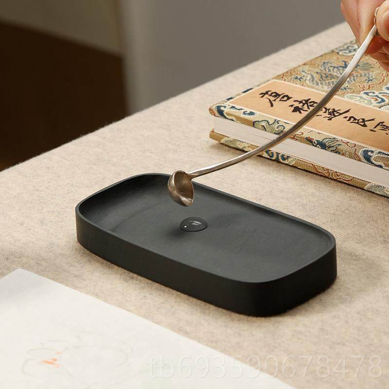 正品罗纹素云砚 5寸精文房书法专用高歙端原石砚礼品研墨墨条制盛