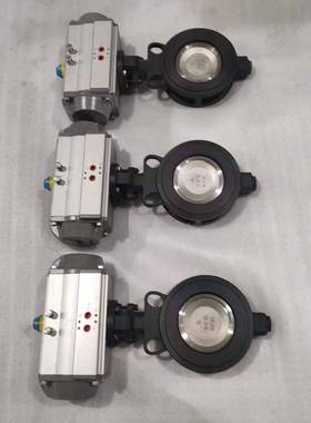 气动高阀性能蝶D1672F-6C气动密硬封蝶阀气动高780性能对夹蝶阀