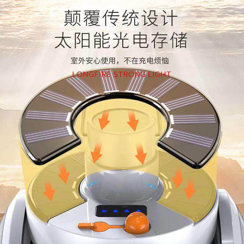 阳能充电灯泡可折叠足球灯停电应夜见详情市摆摊急用L太ED超家亮