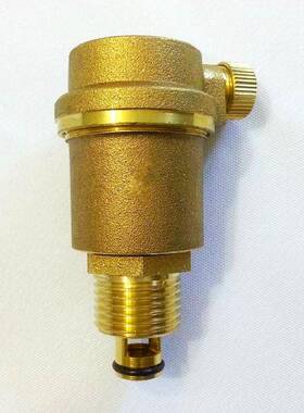 954巨泉阀门B动21X-6T黄铜自排气阀DN15-气25暖水管外丝放1气阀