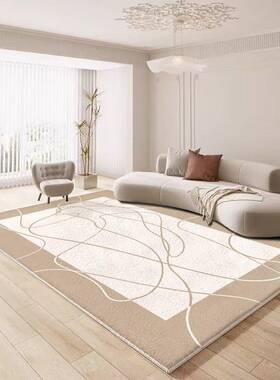 新款奶fyr-nyfh油风客级地毯高感简约仿羊绒地毯书房地沙发茶几卧