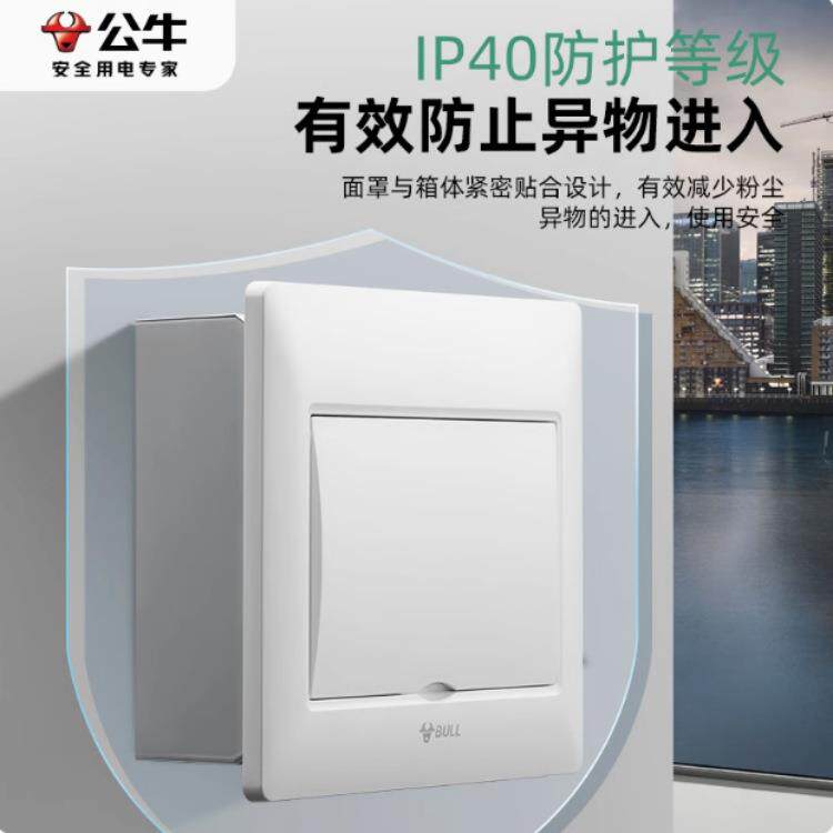 公牛配电箱强电户公牛LX5-内断开关箱电集线箱路箱器开关箱源暗装
