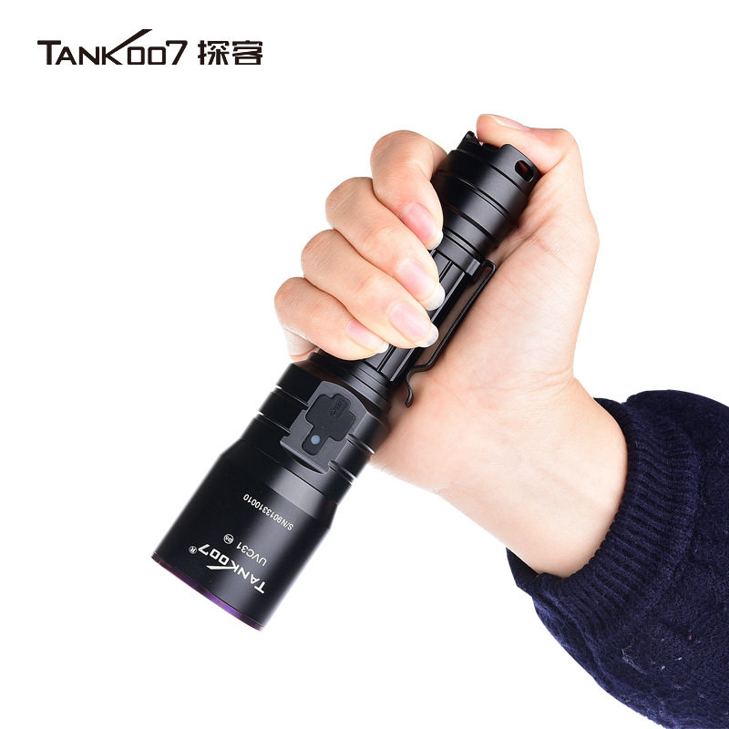 TANK007工业探伤检漏365nm紫光灯NDT无损检测UVC31紫外线手电筒