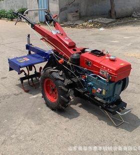 沟农用小型手扶拖机力172101型121大棚旋耕开地膜机柴油18马拉12