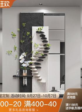 简约RBH11306藏可推全身关镜隐式拉穿衣镜大白墙装饰画隐形镜子暗