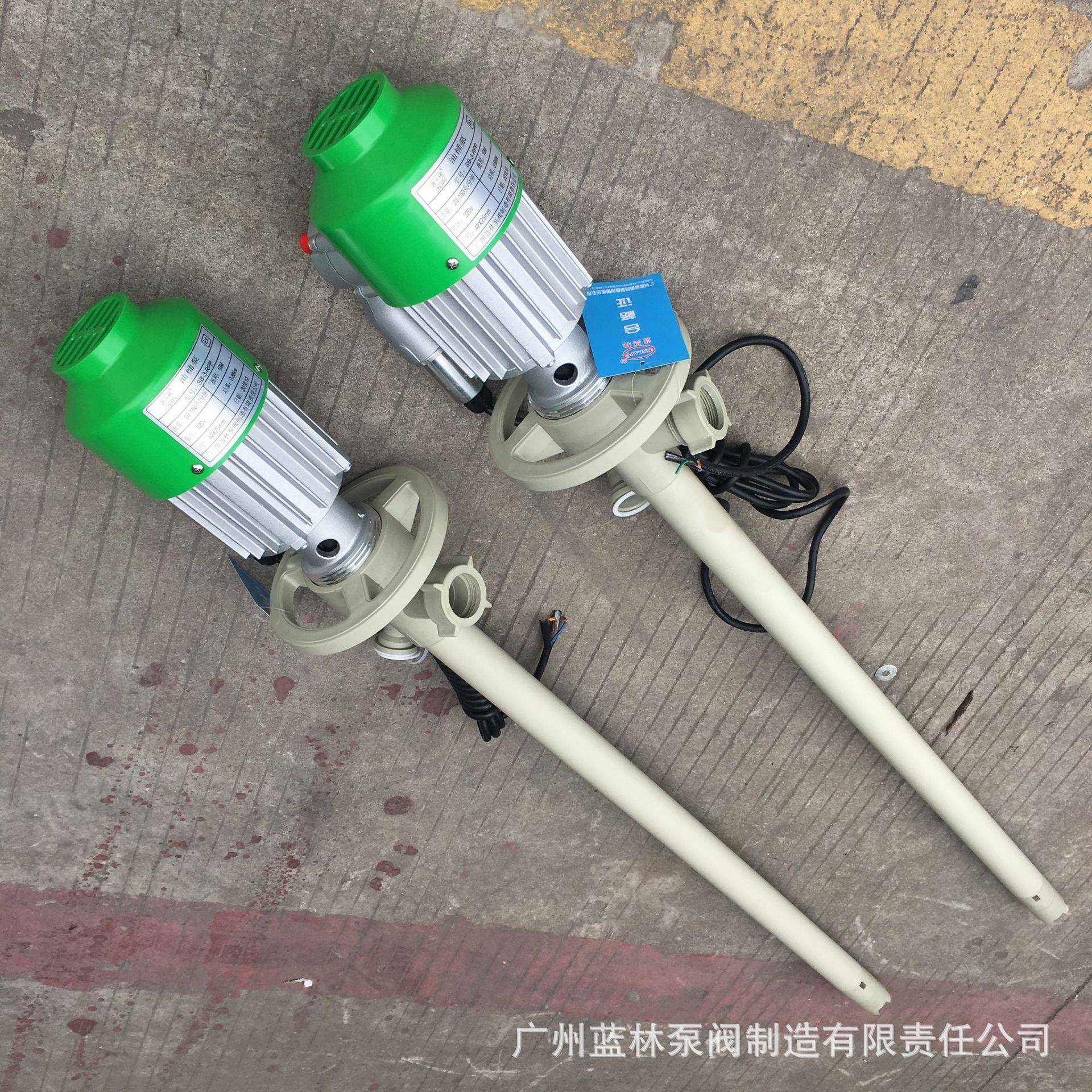 防调腐油桶泵PDF速插桶泵H-A1+PVVDF512D-1200溶剂油桶泵