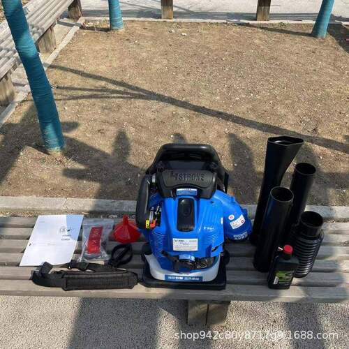 道什尔汽油力灭火机EB850大风量风吹雪机吹加长威XNL不锈钢风管风
