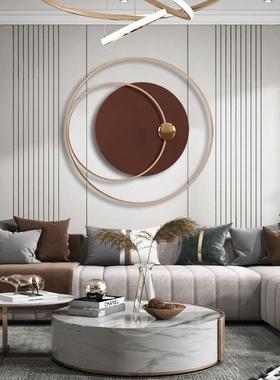 创意轻奢玄AL901096关挂件挂金属壁体圆形墙面床头铁艺饰壁饰挂立