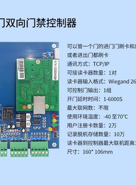 微耕单门L01L02门L04/单双4禁控门制器TCPL04IP网络控制板禁系统