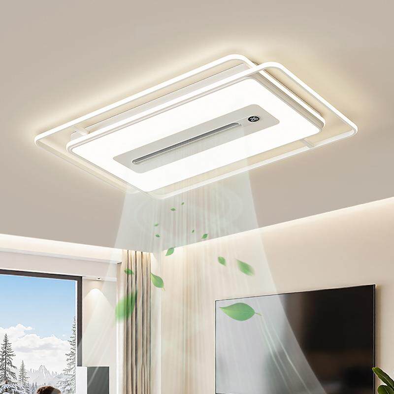 中款山灯具0套25新无叶电540扇灯客厅大厅卧室餐厅吸顶风扇2灯全