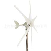 新款 六叶风力电发电机微风启动微风片300W12V发风力发电机