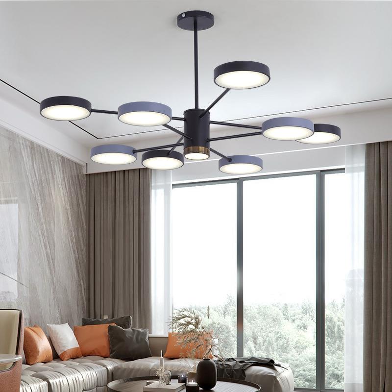 北欧吊灯客厅灯创意个性现代简约大气家用2021新款大厅led吸顶灯