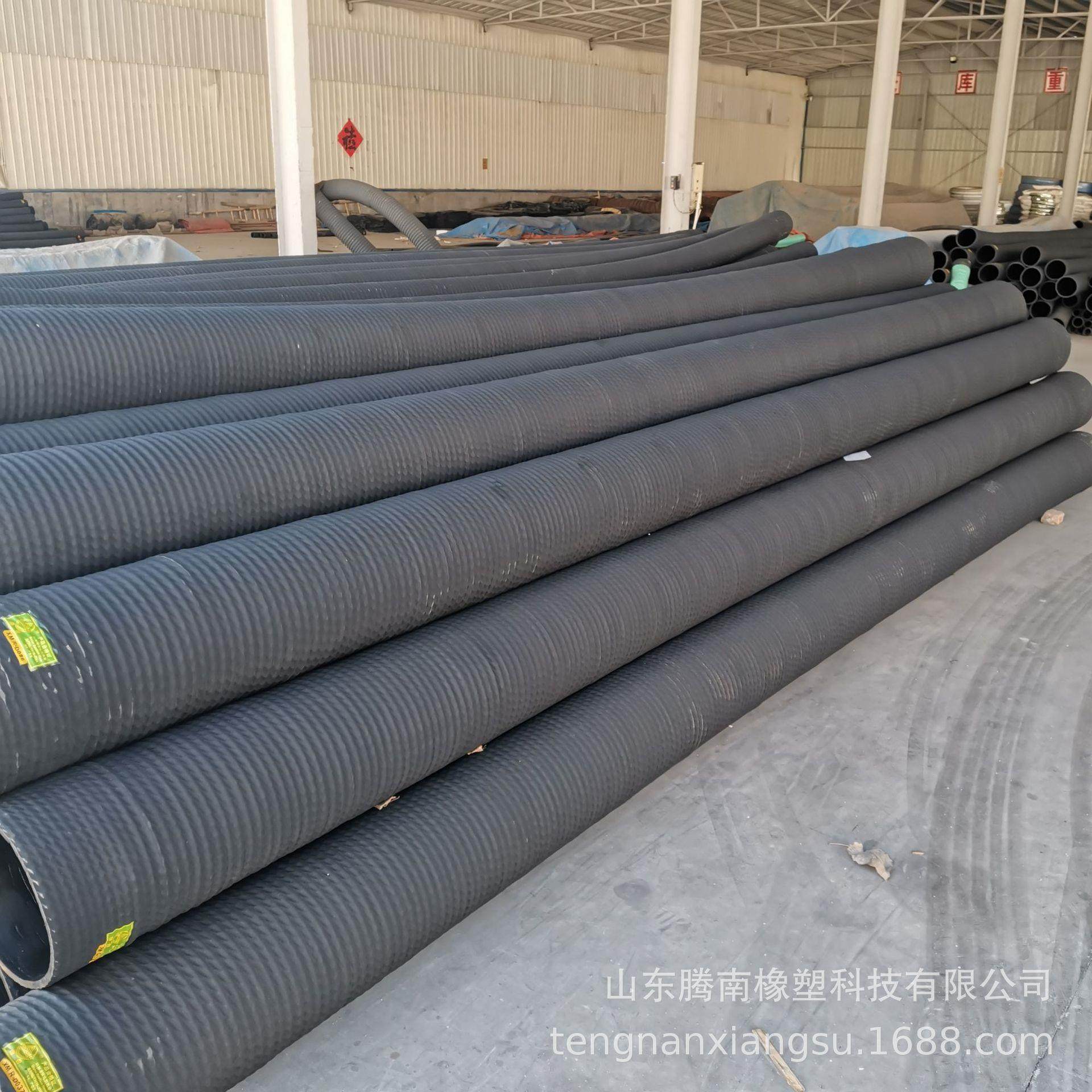 吸砂耐磨橡胶软管橡胶钢丝波纹管 大口径橡胶钢丝管DN200mm钢丝管
