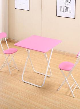 阳台折叠桌简小正方形便携餐桌简桌椅装组合约套易家用吃饭小FS75