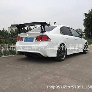 汽通用碳纤GT尾翼外饰改装定翼扰1692维流板高尾翼三厢两厢大车尾