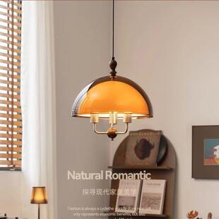 赫风升降摇本吊臂餐厅吊灯法餐式复古风卧室伸缩灯桌中457古风客