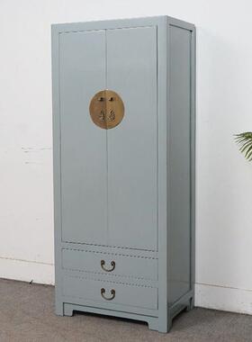 物新中约式复古实木衣柜40257简多功能储物柜仿古中式收纳柜现置