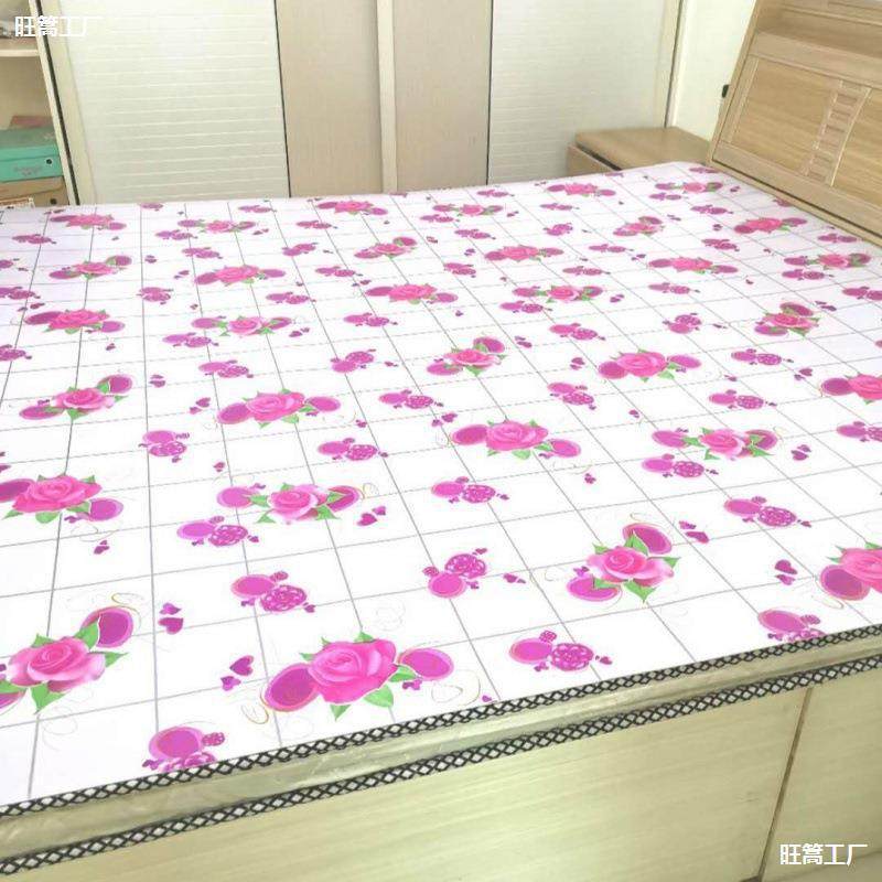 炕席革.米宽家FOT用加厚地炕板革防水耐磨炕塑胶火革电热