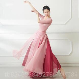 仙气 古舞典新纱衣女舞蹈服飘逸功服中练国风半身裙演出服装 正品 款