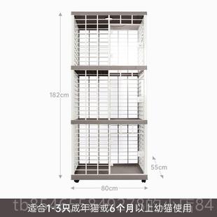 正品 HAKE黑咔用猫笼脂猫笼两三层别墅超大树家自由空子间不占地猫