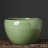 正品 景德镇陶瓷裂鱼缸养金鱼缸碗睡花盆荷莲花缸乌龟缸大冰号陶瓷