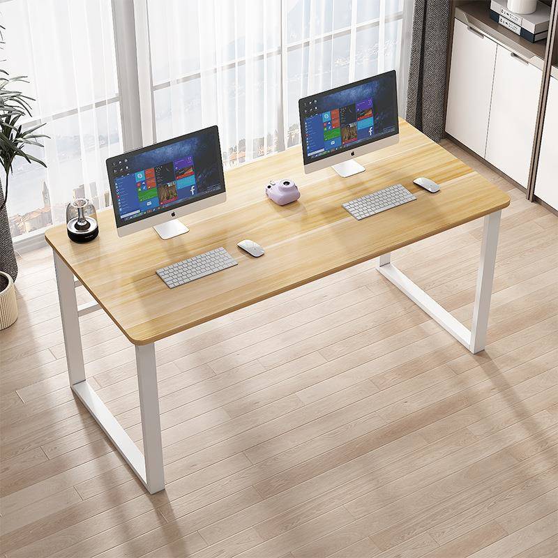 书桌电脑经济桌子书桌现代条桌台式双人经济型办公桌长条卧室简约