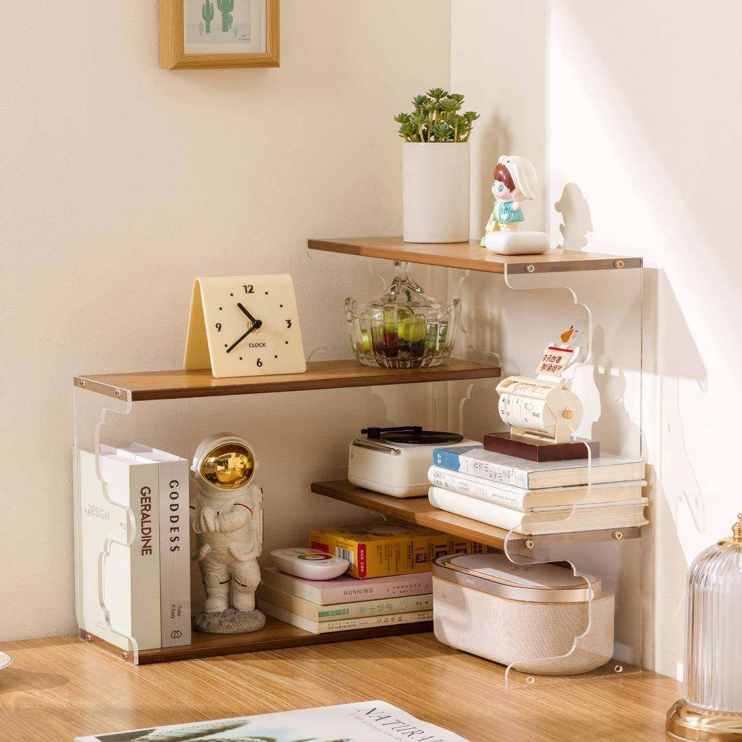 桌面置物架桌上书架子书桌收纳儿童简易学生小型台面家用飘窗书w&,收纳整理,书桌收纳置物架,淘宝优惠券,粉丝福利购,淘宝优惠卷