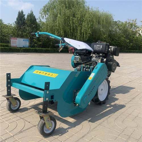 手扶式家用果园割草机小型汽油除草碎草机自行走割草碎草还田机