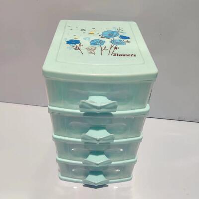 8817多层靓彩小层柜收纳桌上整理组合柜彩色塑料抽屉收纳盒