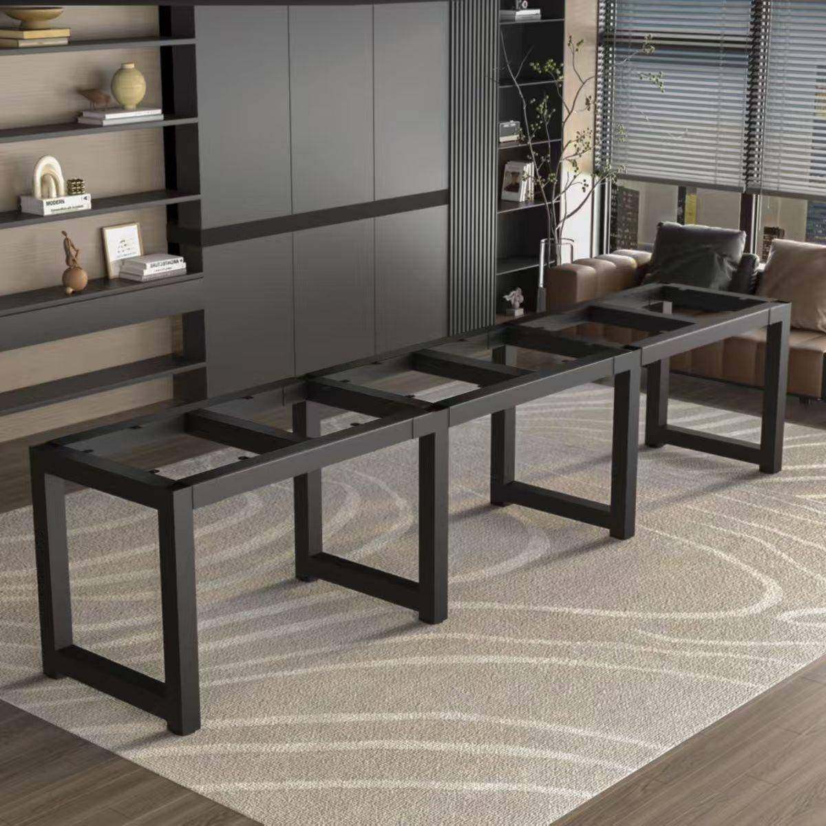 桌子腿桌脚支架铁艺餐桌办公会议电脑桌茶几底座架子岩板桌架其他