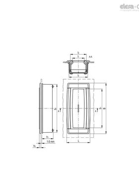 ElesaGanter伊莉莎冈特ERB-CLEAN双向平头拉式手柄易于清洁