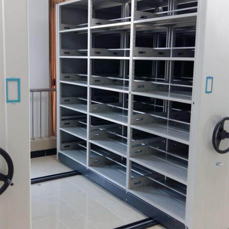 档案室电动智能移动密集架凭证密集柜办公文件柜手摇式轨道柜