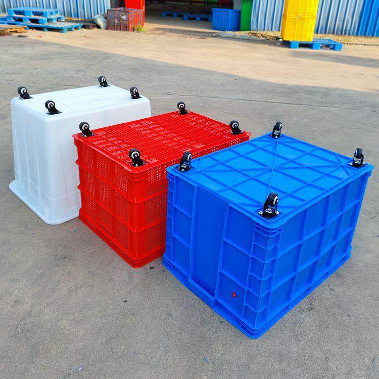 加厚带轮周转箱特大带盖服装厂装衣桶带轮服装分拣箱可移动收纳箱,收纳整理,收纳箱,淘宝优惠券,粉丝福利购,淘宝优惠卷