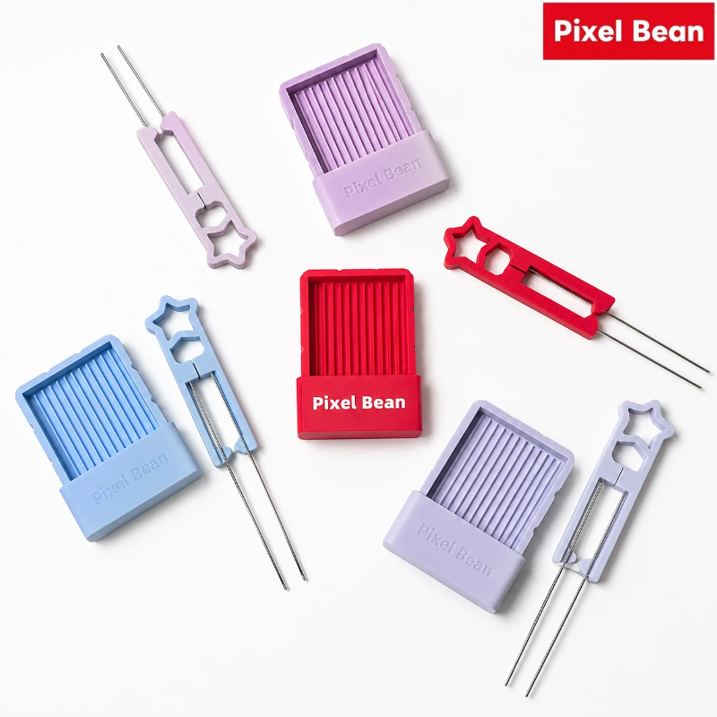 PixelBean拼豆皮克斯拼豆笔双针70豆铲拼豆原创diy工具1.2mm粗