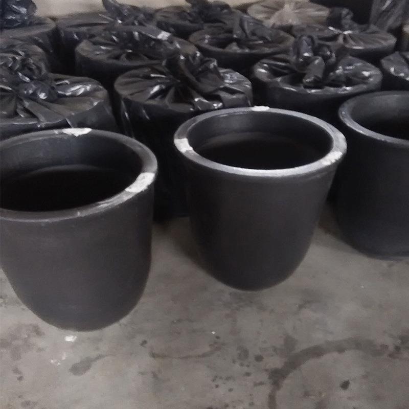 石硅墨坩埚碳化石墨坩河埚熔炼耐高温石墨192坩北坩埚埚