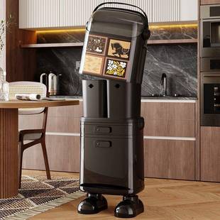 离客厅带盖轻奢桶高档垃厨余大 分款 圾厨房家用高干湿5028 502新款