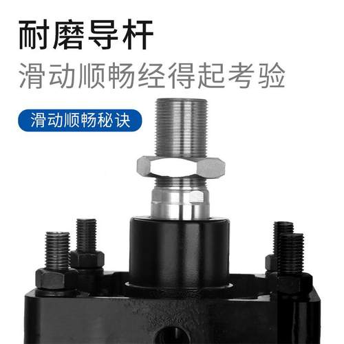 QGB标准重型气缸大力推5耐708高温5全铁80/100/160/200/20/400X0X