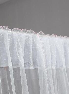 宫廷老式方顶家用蚊帐18835.m双公人18.米不锈钢支架落5地加密主